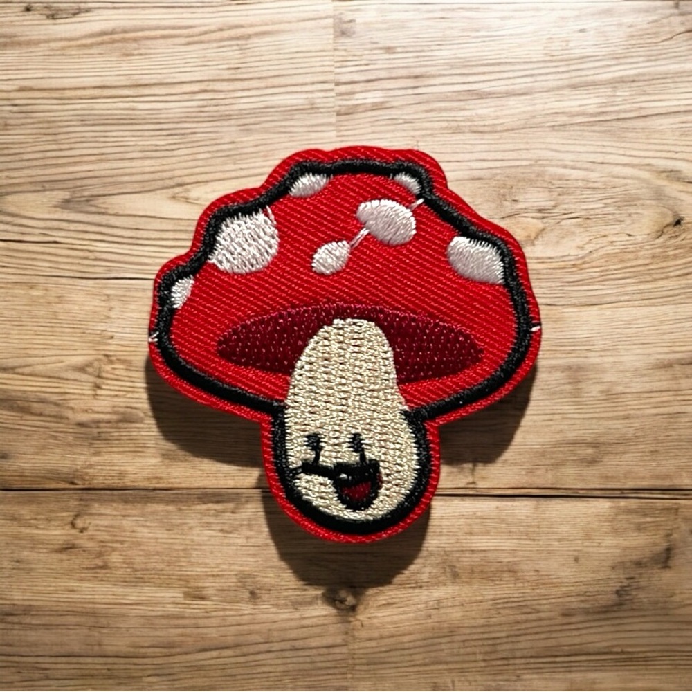 Mushroom Embroidered Patch